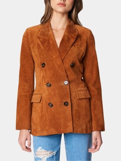Women’s Isabel Suede Leather Blazer